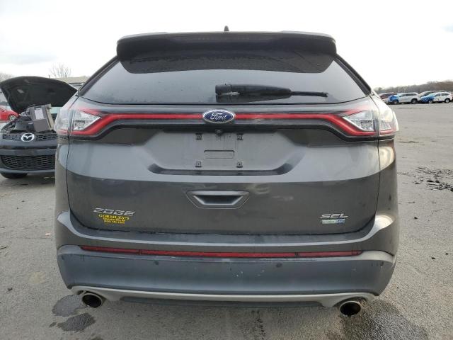 2FMPK4J91GBC62241 - 2016 FORD EDGE SEL GRAY photo 6