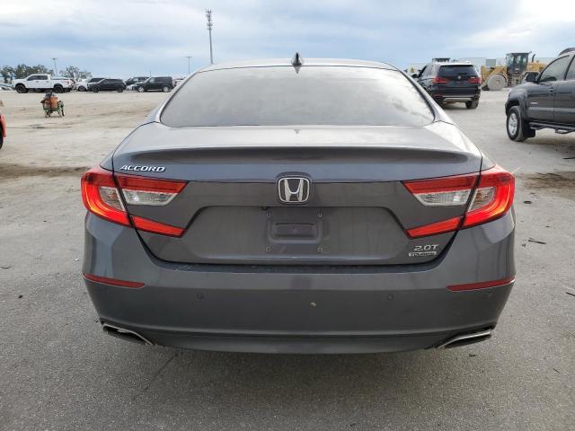 1HGCV2F93KA027207 - 2019 HONDA ACCORD TOURING GRAY photo 6