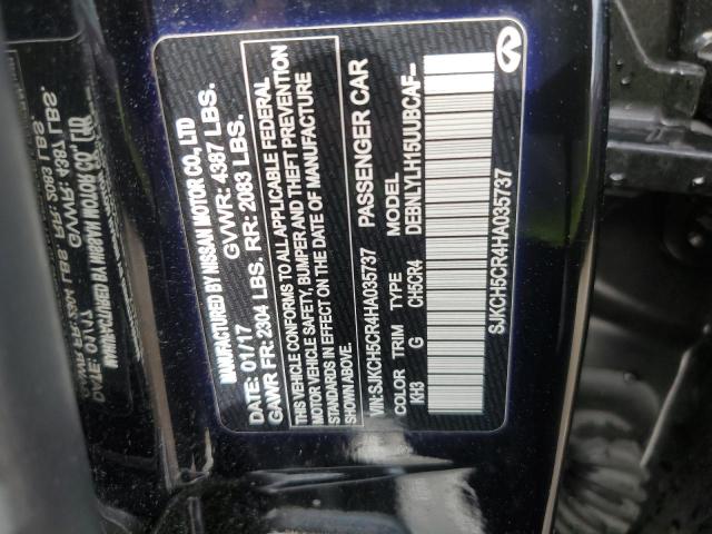 SJKCH5CR4HA035737 - 2017 INFINITI QX30 BASE 黑色 照片 13