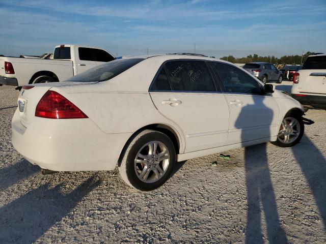 1HGCM56716A121286 - 2006 HONDA ACCORD EX WHITE photo 3