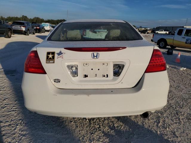 1HGCM56716A121286 - 2006 HONDA ACCORD EX WHITE photo 6