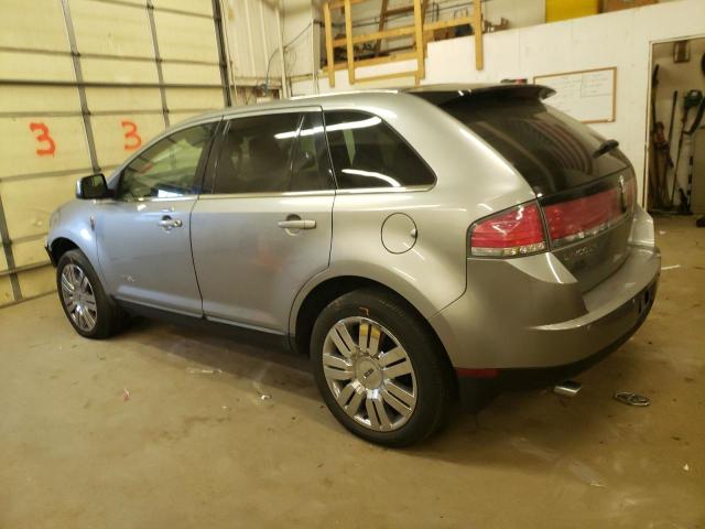 2LMDU88C48BJ21935 - 2008 LINCOLN MKX GRAY photo 2