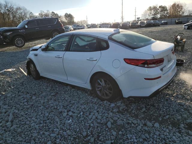 5XXGT4L37KG346700 - 2019 KIA OPTIMA LX WHITE photo 2