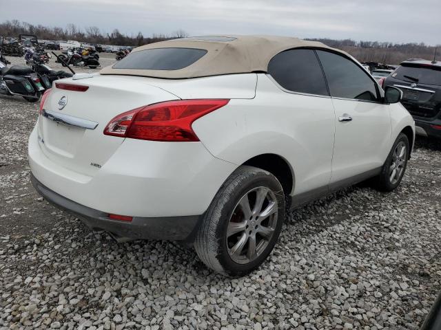 JN8AZ1FY1EW301138 - 2014 NISSAN MURANO CROSSCABRIOLET WHITE photo 3