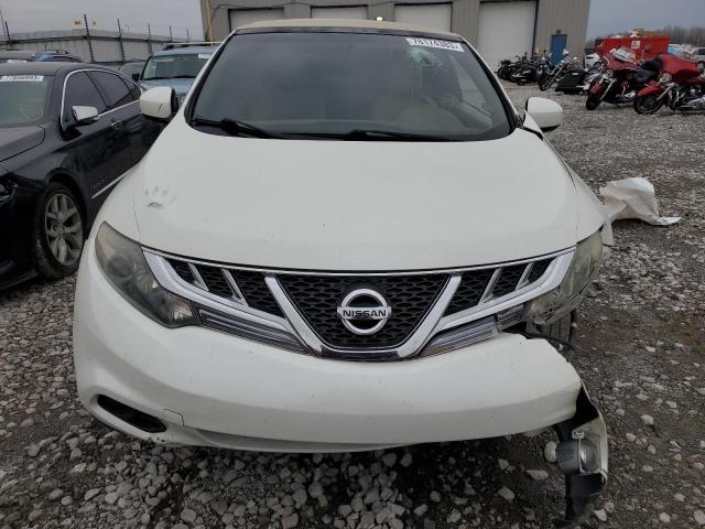 JN8AZ1FY1EW301138 - 2014 NISSAN MURANO CROSSCABRIOLET WHITE photo 5