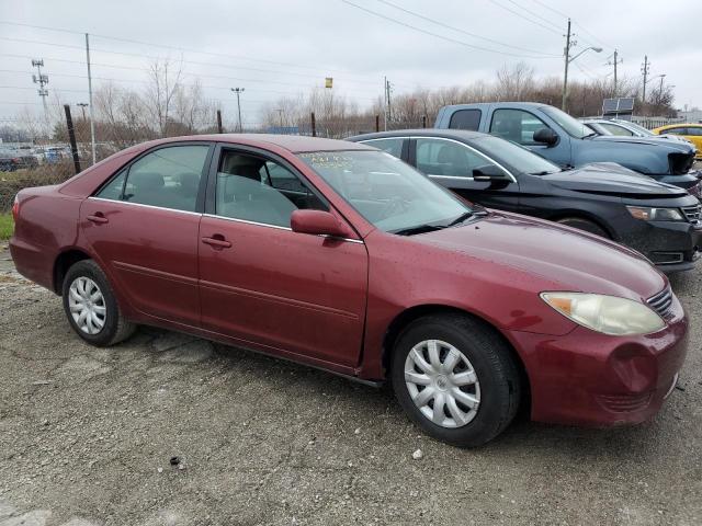 4T1BE32K65U053615 - 2005 TOYOTA CAMRY LE RED photo 4