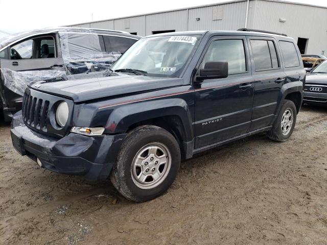 1C4NJPBA1ED585186 - 2014 JEEP PATRIOT SPORT GRAY photo 1