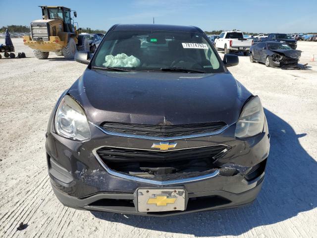 2GNALBEK8G6262827 - 2016 CHEVROLET EQUINOX LS CHARCOAL photo 5