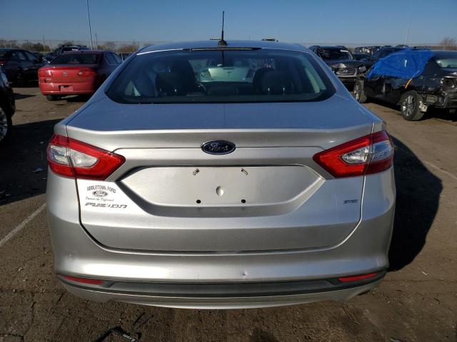 3FA6P0H75DR154593 - 2013 FORD FUSION SE SILVER photo 6