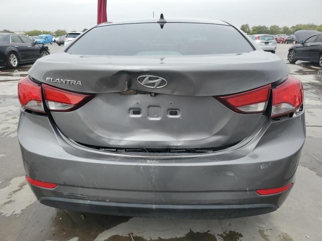 5NPDH4AE5EH499450 - 2014 HYUNDAI ELANTRA SE GRAY photo 6