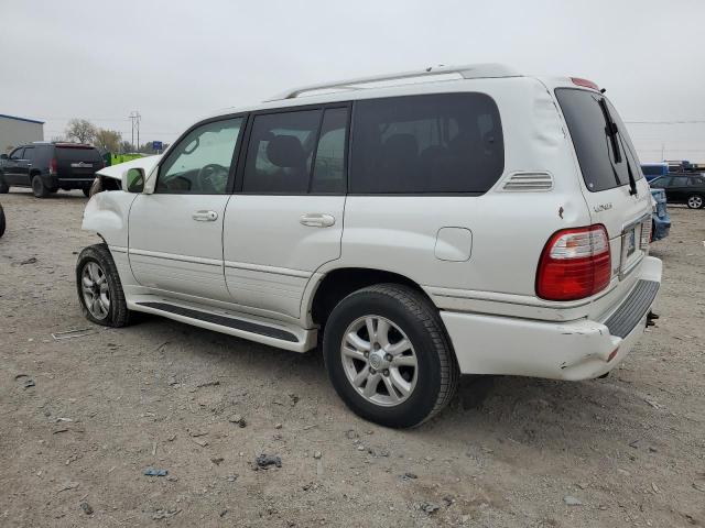 JTJHT00W743543846 - 2004 LEXUS LX 470 WHITE photo 2