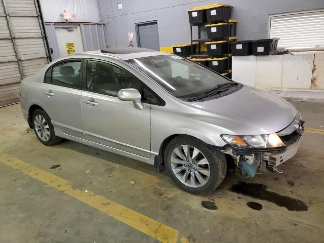 19XFA1F97BE021019 - 2011 HONDA CIVIC EXL SILVER photo 4