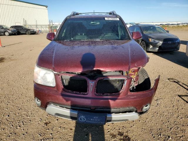 2CKDL73F676023634 - 2007 PONTIAC TORRENT MAROON photo 5