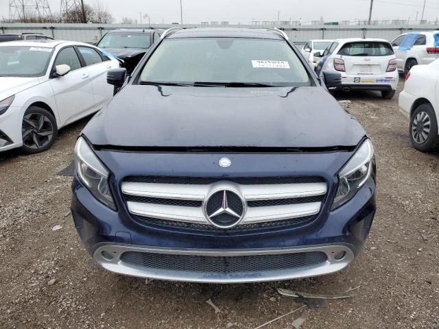 WDCTG4GB7HJ332315 - 2017 MERCEDES-BENZ GLA 250 4MATIC BLUE photo 5