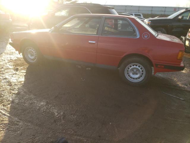 ZAMAL1109FB314416 - 1985 MASERATI BITURBO RED photo 2