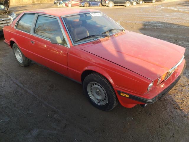 ZAMAL1109FB314416 - 1985 MASERATI BITURBO RED photo 4