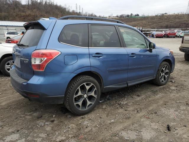 JF2SJGDC9GH552600 - 2016 SUBARU FORESTER 2.0XT PREMIUM BLUE photo 3