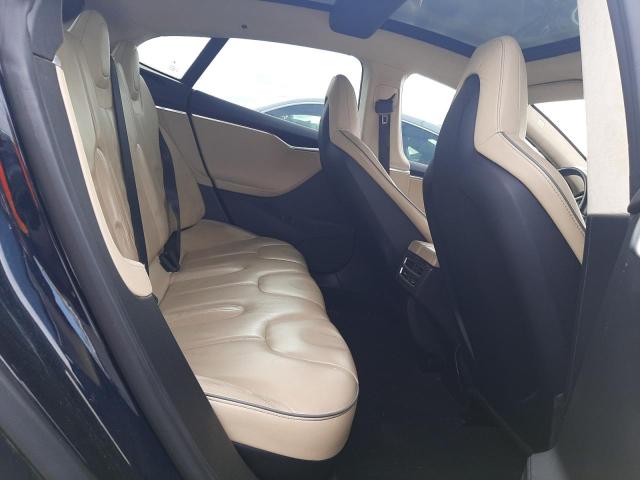 5YJSA1DPXDFP13384 - 2013 TESLA MODEL S Կապույտ լուսանկար 10