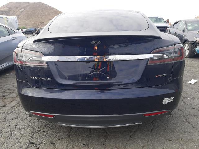 5YJSA1DPXDFP13384 - 2013 TESLA MODEL S Կապույտ լուսանկար 6