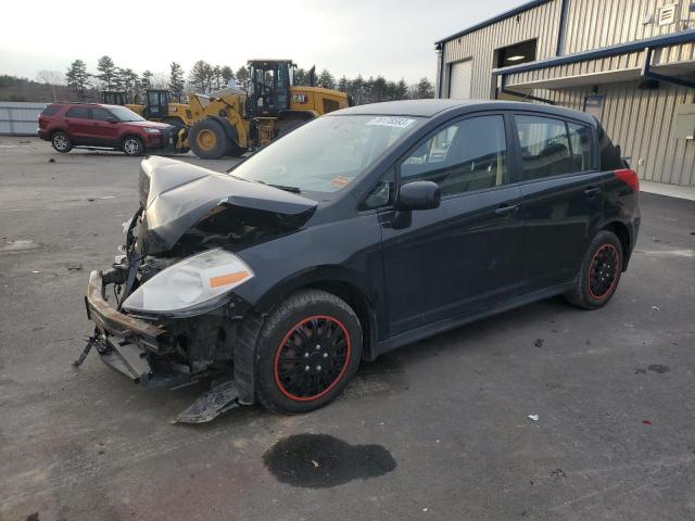 3N1BC13E67L380443 - 2007 NISSAN VERSA S BLACK photo 1