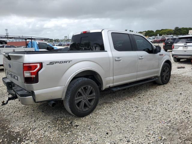 1FTEW1C57JFD41301 - 2018 FORD F150 SUPERCREW SILVER photo 3