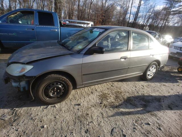 2HGES16365H562268 - 2005 HONDA CIVIC DX VP ნაცრისფერი ფოტო 1