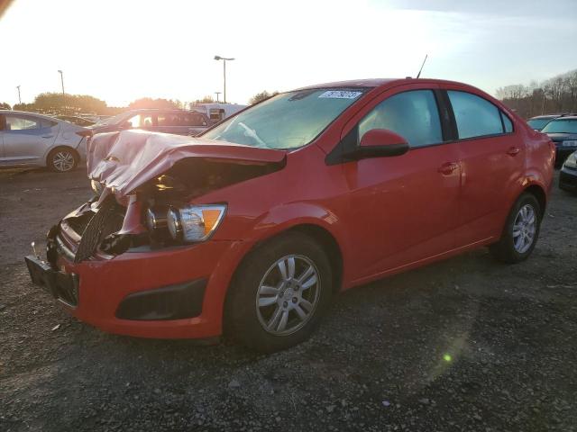 1G1JB5SH4C4116533 - 2012 CHEVROLET SONIC LS RED photo 1