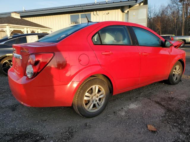 1G1JB5SH4C4116533 - 2012 CHEVROLET SONIC LS RED photo 3