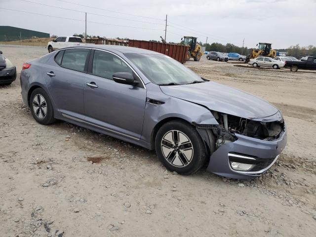 KNAGM4AD6B5005346 - 2011 KIA OPTIMA HYBRID BLUE photo 4