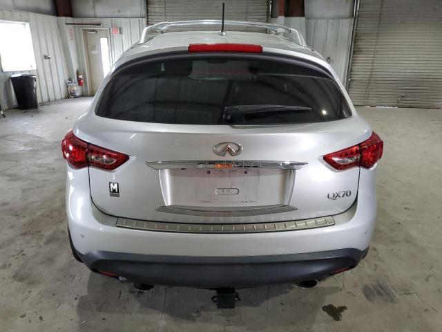 JN8CS1MW8EM412134 - 2014 INFINITI QX70 SILVER photo 6