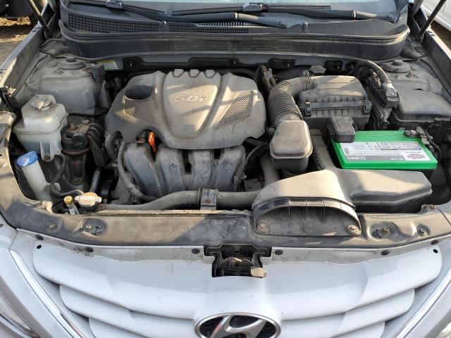 5NPEB4AC8CH439325 - 2012 HYUNDAI SONATA GLS SILVER photo 11