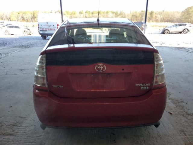 JTDKB20U477602189 - 2007 TOYOTA PRIUS RED photo 6