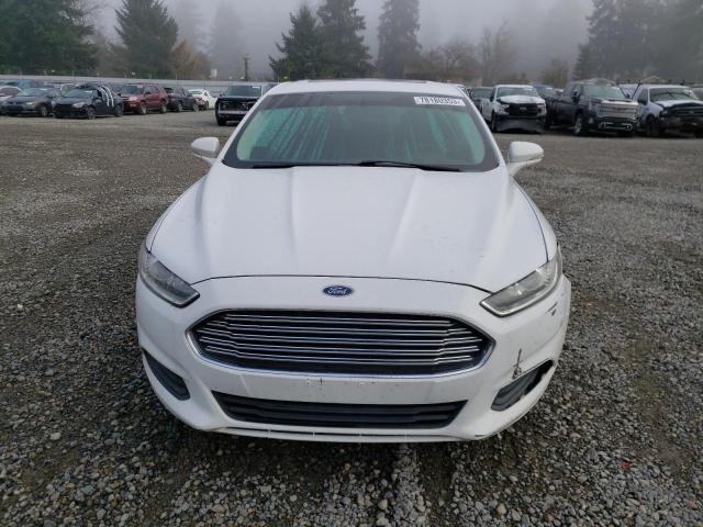 3FA6P0HD6ER311748 - 2014 FORD FUSION SE WHITE photo 5