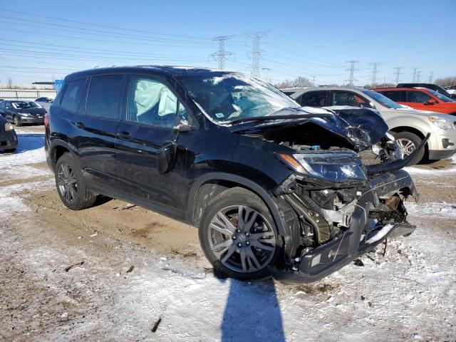 5FNYF8H57MB012847 - 2021 HONDA PASSPORT EXL BLACK photo 4