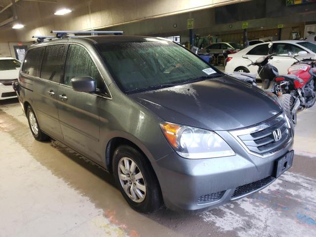 5FNRL38458B083526 - 2008 HONDA ODYSSEY EX GRAY photo 4