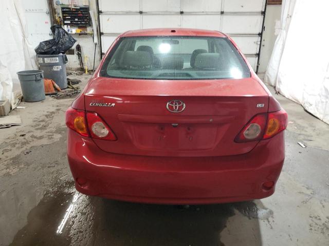 JTDBL40E59J054372 - 2009 TOYOTA COROLLA BASE RED photo 6