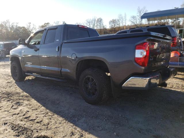 5TFUW5F12FX487702 - 2015 TOYOTA TUNDRA DOUBLE CAB SR/SR5 GRAY photo 2