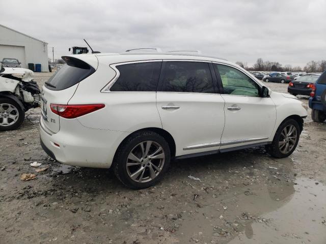 5N1AL0MMXDC345612 - 2013 INFINITI JX35 WHITE photo 3