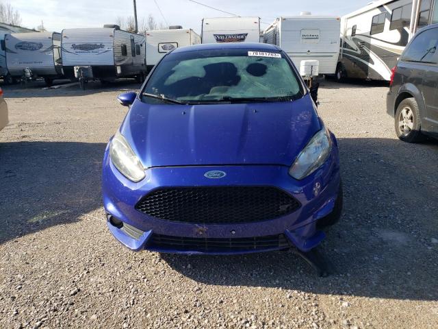 3FADP4GX0FM176095 - 2015 FORD FIESTA ST BLUE photo 5