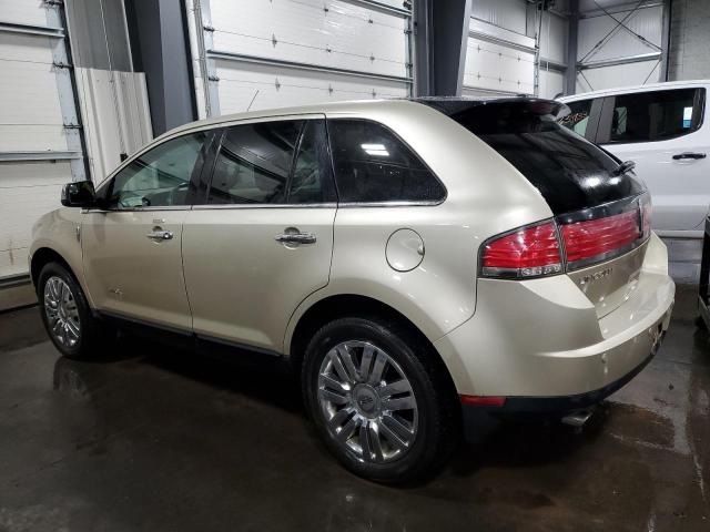 2LMDJ8JC2ABJ06374 - 2010 LINCOLN MKX BEIGE photo 2