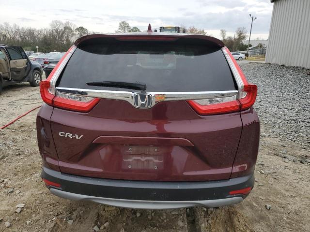 5J6RW1H86HL003592 - 2017 HONDA CR-V EXL MAROON photo 6