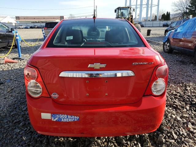 1G1JC5SG5D4188427 - 2013 CHEVROLET SONIC LT RED photo 6