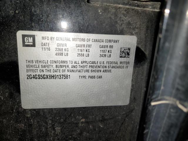 2G4GS5GX8H9137581 - 2017 BUICK REGAL PREMIUM 黑色 照片 12