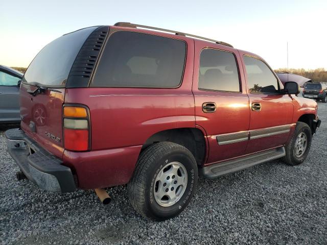 1GNEC13ZX5R226568 - 2005 CHEVROLET TAHOE C1500 BURGUNDY photo 3