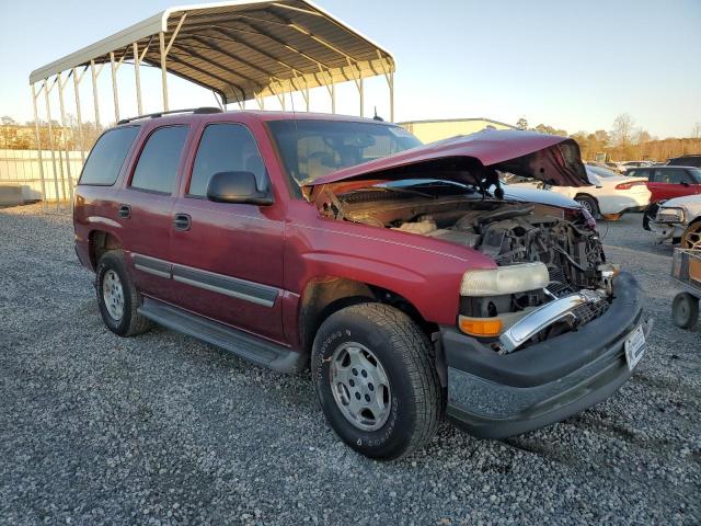 1GNEC13ZX5R226568 - 2005 CHEVROLET TAHOE C1500 BURGUNDY photo 4