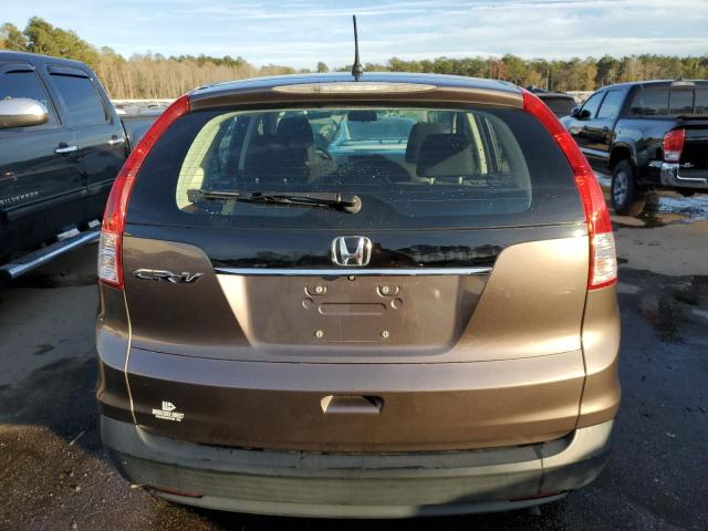 2HKRM3H37EH566517 - 2014 HONDA CR-V LX BROWN photo 6