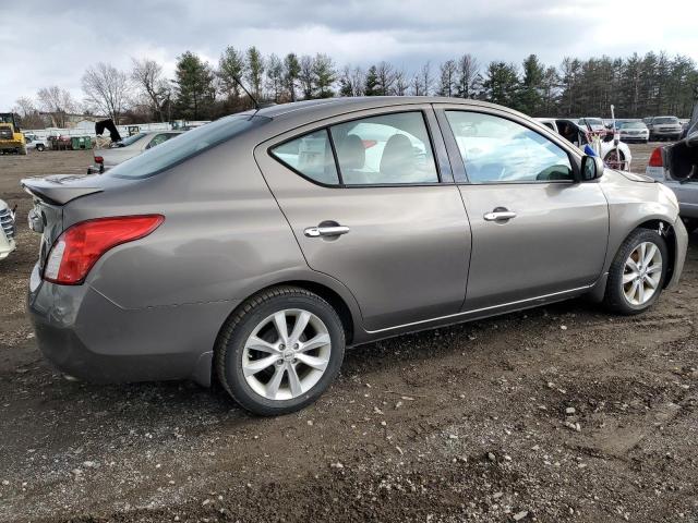 3N1CN7APXEL877918 - 2014 NISSAN VERSA S GRAY photo 3