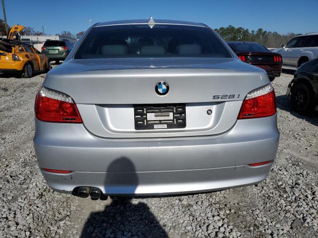 WBANU5C54AC441710 - 2010 BMW 528 I SILVER photo 6