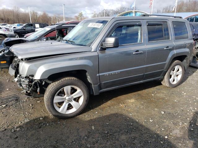 1C4NJRFB6CD564555 - 2012 JEEP PATRIOT LATITUDE GRAY photo 1