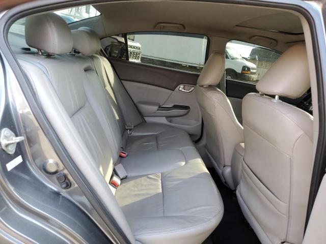 2HGFB2F99CH529440 - 2012 HONDA CIVIC EXL ნაცრისფერი ფოტო 10